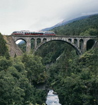   железные дороги и поезда в норвегии